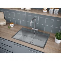 Мойка кухонная Paulmark Kroner PM217551-BS