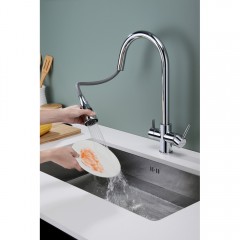 Смеситель для кухни Paulmark Lange La214212-CR