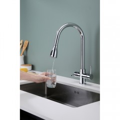 Смеситель для кухни Paulmark Lange La214212-CR