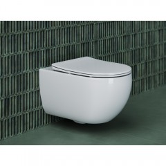 Унитаз подвесной Ceramica Nova Long CN3015 безободковый