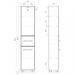 Пенал Volna Onda 40 pnONDA40-01