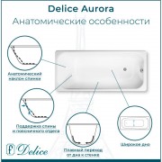 Ванна чугунная Delice France Aurora 150x70 DLR230603R