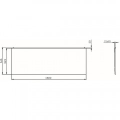 Панель фронтальная для ванны Am.Pm X-Joy W94A-160-070W-P1