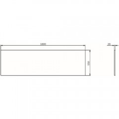 Панель фронтальная для ванны Am.Pm X-Joy W94A-180-080W-P