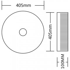 Раковина накладная Cerutti CR8010