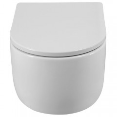 Унитаз подвесной BelBagno Soft-tor BB084CH-TOR+BB2031SC безободковый торнадо