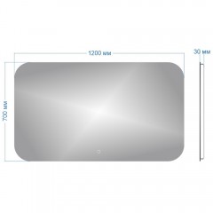 Зеркало Teymi Solli 120x70 T20229S