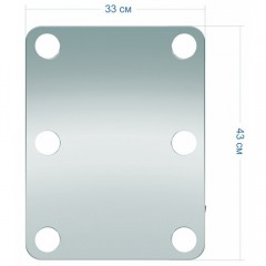 Зеркало гримерное Teymi Tiko 33x43 T20905