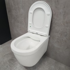 Унитаз подвесной Bloomix Rapid SL1233R/UF02 безободковый
