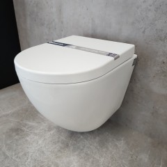 Унитаз подвесной Bloomix Trend MD1203R/UF02 безободковый
