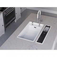 Мойка кухонная Omoikiri Kinaru Pro 86-U/I-WH