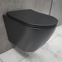 Инсталляция Grohe 38811KF0 + унитаз SantiLine SL-5025MB безободковый торнадо с сиденьем
