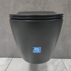 Инсталляция Grohe 38811KF0 + унитаз SantiLine SL-5025MB безободковый торнадо с сиденьем