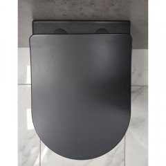 Инсталляция Grohe 38811KF0 + унитаз SantiLine SL-5025MB безободковый торнадо с сиденьем