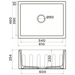 Мойка кухонная Omoikiri Mikura 61-CC