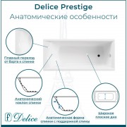 Ванна чугунная Delice France Prestige 170x80 DLR230615R-AS