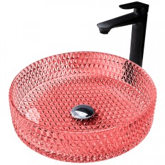 Раковина накладная стеклянная Abber Glas AK2301OR