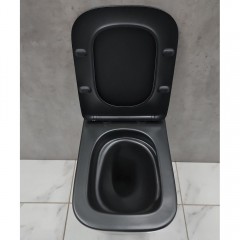 Инсталляция SantiLine SL-04 + унитаз SantiLine SL-5027MB безободковый торнадо с сиденьем