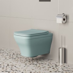 Унитаз подвесной Ambassador Benefit 203T20801R-202T20801S безободковый