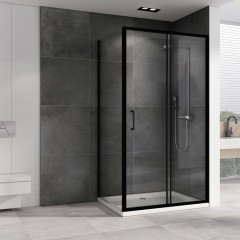 Душевое ограждение Abber Schwarzer Diamant AG30100B5-S80B5