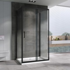 Душевое ограждение Abber Schwarzer Diamant AG30180B-S85B-S85B