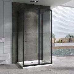 Душевое ограждение Abber Schwarzer Diamant AG30170BH-S100B-S100B