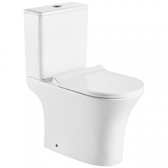 Унитаз Azario Fretta Round AZ1217A безободковый