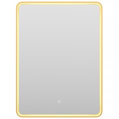 Зеркало Brevita Mercury 60 золото MER-Rett6-060/80-gold