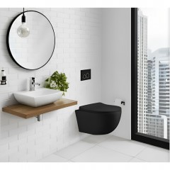 Унитаз подвесной Cerutti Orlter Aria MBF CT10017 безободковый