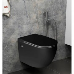 Унитаз подвесной Cerutti Sella Aria Pulse MB CT10194 с импульсным смывом