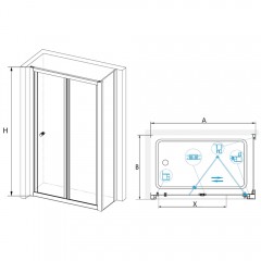 Душевое ограждение RGW Classic CL-31-1 100x100 040931100-011