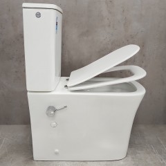 Унитаз Bloomix Magic 1218SB/UF1 безободковый с функцией биде и смесителем Ceramic+