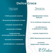 Ванна чугунная Delice France Grace 170x70 DLR230643-AS