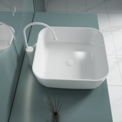 Раковина накладная Esbano Ercina-N white