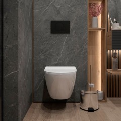 Унитаз подвесной Teymi Lina Pro Vortex T40112 безободковый торнадо