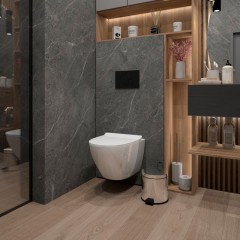 Унитаз подвесной Teymi Lina Pro Vortex T40112 безободковый торнадо