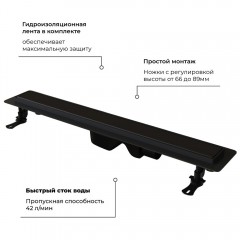 Трап душевой RGW Drain Leo-31 400 60213140-04