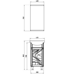 Комплект мебели ASB-Mebel Альфа кристалл 40
