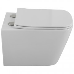 Унитаз подвесной BelBagno Due 2.0 BB7107CHR/SC безободковый