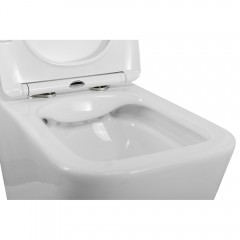 Унитаз подвесной BelBagno Due 2.0 BB7107CHR/SC безободковый