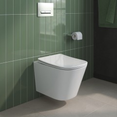 Унитаз подвесной BelBagno Due 2.0 BB7107CHR/SC безободковый