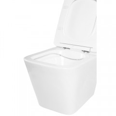 Унитаз подвесной BelBagno Due BB3103CHR/SC безободковый