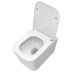 Унитаз подвесной BelBagno Due-tor BB5171CH-TOR/SC безободковый торнадо
