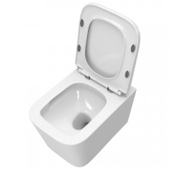 Унитаз подвесной BelBagno Due-tor BB5171CH-TOR/SC безободковый торнадо