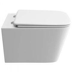 Унитаз подвесной BelBagno Due-tor BB5171CH-TOR/SC безободковый торнадо