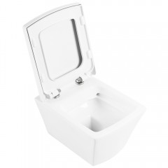 Унитаз подвесной BelBagno Regina BB104CH+BB104SC безободковый