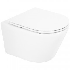 Унитаз подвесной BelBagno Tre BB8001CHR/SC безободковый