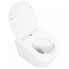 Унитаз подвесной BelBagno Tre BB8001CHR/SC безободковый