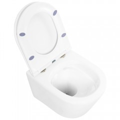Унитаз подвесной BelBagno Tre BB8001CHR/SC безободковый