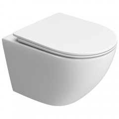 Унитаз подвесной BelBagno Uno-tor BB5177CH-TOR/SC безободковый торнадо